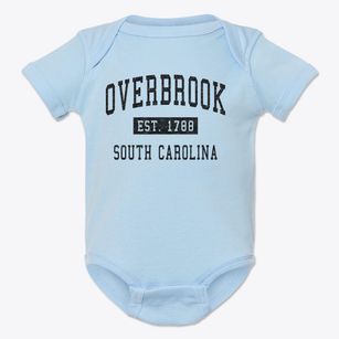 Overbrook South Carolina Classic Established Baby Onesie