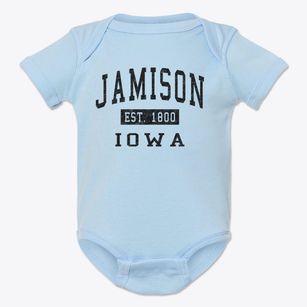 Jamison Iowa Classic Established Baby Onesie