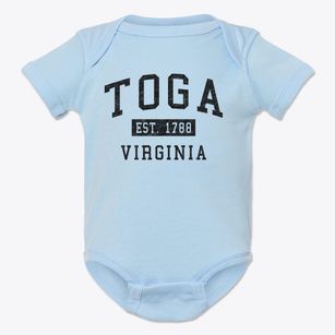 Toga Virginia Classic Established Baby Onesie