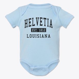 Helvetia Louisiana Classic Established Baby Onesie