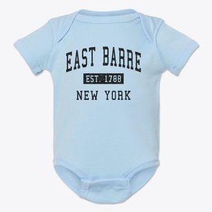 East Barre New York Classic Established Baby Onesie
