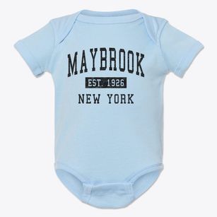 Maybrook New York Classic Established Baby Onesie