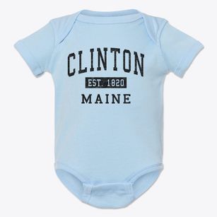 Clinton Maine Classic Established Baby Onesie