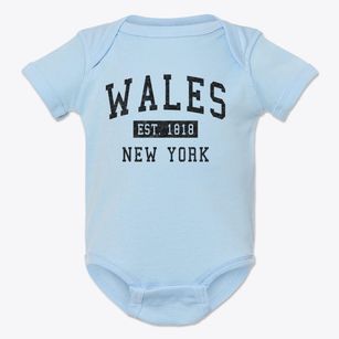 Wales New York Classic Established Baby Onesie