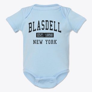 Blasdell New York Classic Established Baby Onesie