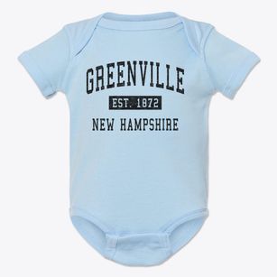 Greenville New Hampshire Classic Established Baby Onesie