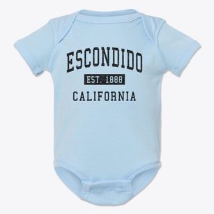 Escondido California Classic Established Baby Onesie