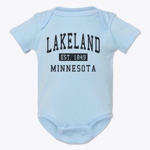 Lakeland Minnesota Classic Established Baby Onesie