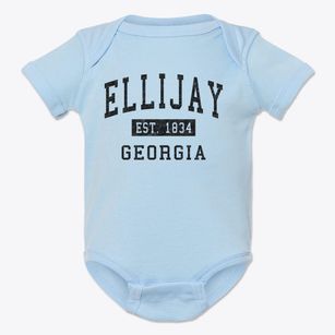 Ellijay Georgia Classic Established Baby Onesie