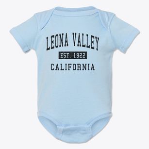 Leona Valley California Classic Established Baby Onesie