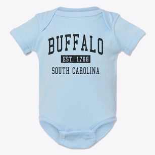 Buffalo South Carolina Classic Established Baby Onesie