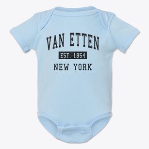 Van Etten New York Classic Established Baby Onesie
