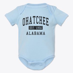 Ohatchee Alabama Classic Established Baby Onesie
