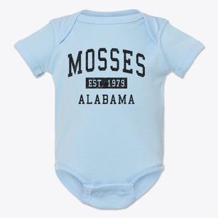 Mosses Alabama Classic Established Baby Onesie