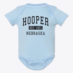 Hooper Nebraska Classic Established Baby Onesie