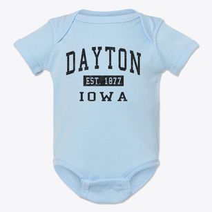 Dayton Iowa Classic Established Baby Onesie
