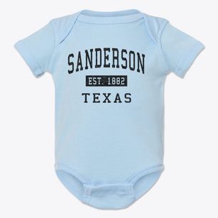 Sanderson Texas Classic Established Baby Onesie