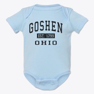 Goshen Ohio Classic Established Baby Onesie