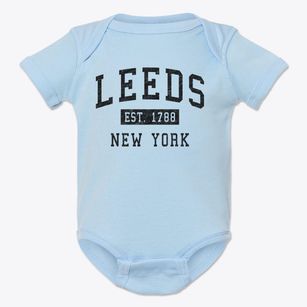 Leeds New York Classic Established Baby Onesie