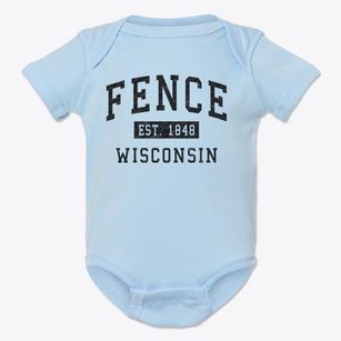 Fence Wisconsin Classic Established Baby Onesie