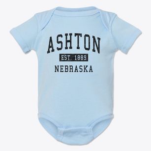 Ashton Nebraska Classic Established Baby Onesie