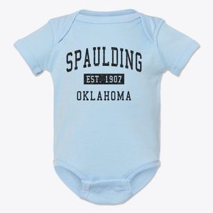 Spaulding Oklahoma Classic Established Baby Onesie