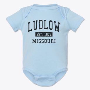 Ludlow Missouri Classic Established Baby Onesie