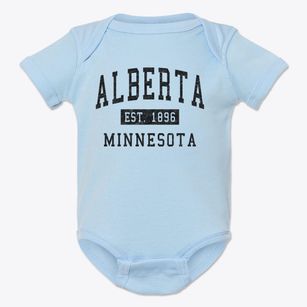 Alberta Minnesota Classic Established Baby Onesie
