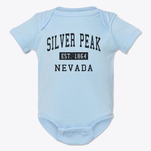 Silver Peak Nevada Classic Established Baby Onesie