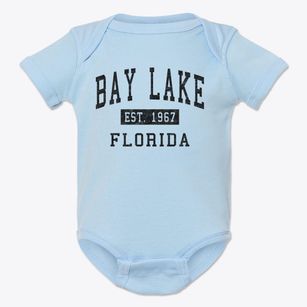 Bay Lake Florida Classic Established Baby Onesie