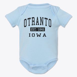 Otranto Iowa Classic Established Baby Onesie