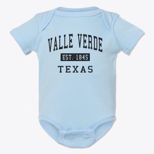 Valle Verde Texas Classic Established Baby Onesie