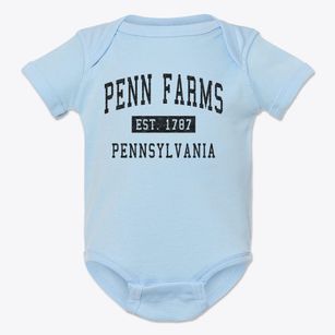 Penn Farms Pennsylvania Classic Established Baby Onesie