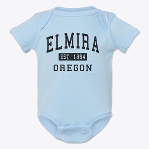 Elmira Oregon Classic Established Baby Onesie