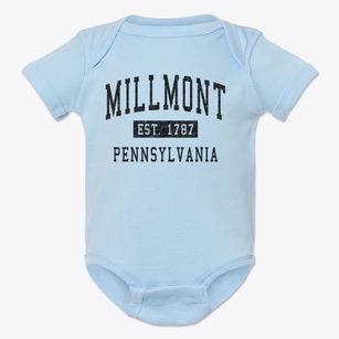 Millmont Pennsylvania Classic Established Baby Onesie
