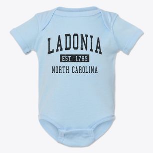 Ladonia North Carolina Classic Established Baby Onesie