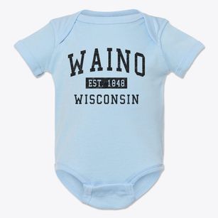Waino Wisconsin Classic Established Baby Onesie