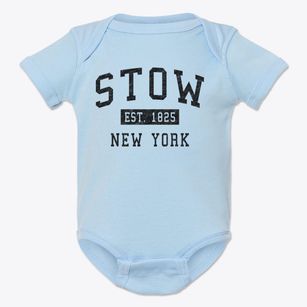 Stow New York Classic Established Baby Onesie