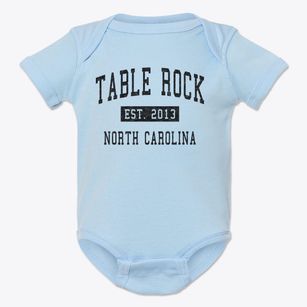 Table Rock North Carolina Classic Established Baby Onesie