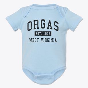 Orgas West Virginia Classic Established Baby Onesie