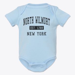 North Wilmurt New York Classic Established Baby Onesie