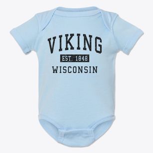 Viking Wisconsin Classic Established Baby Onesie