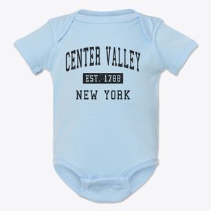 Center Valley New York Classic Established Baby Onesie