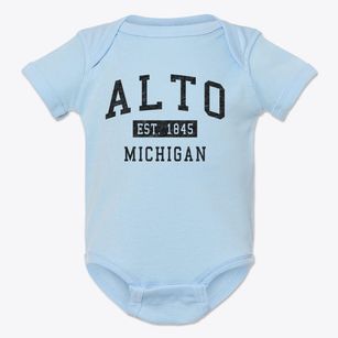 Alto Michigan Classic Established Baby Onesie