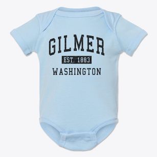 Gilmer Washington Classic Established Baby Onesie