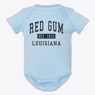 Red Gum Louisiana Classic Established Baby Onesie