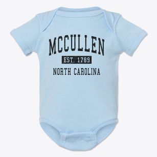 Mccullen North Carolina Classic Established Baby Onesie