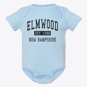 Elmwood New Hampshire Classic Established Baby Onesie