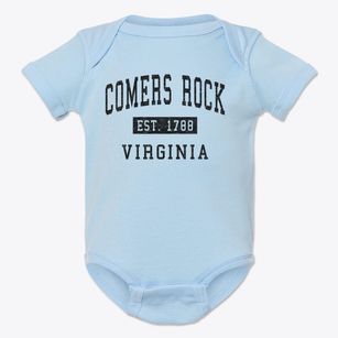 Comers Rock Virginia Classic Established Baby Onesie