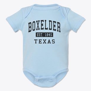 Boxelder Texas Classic Established Baby Onesie